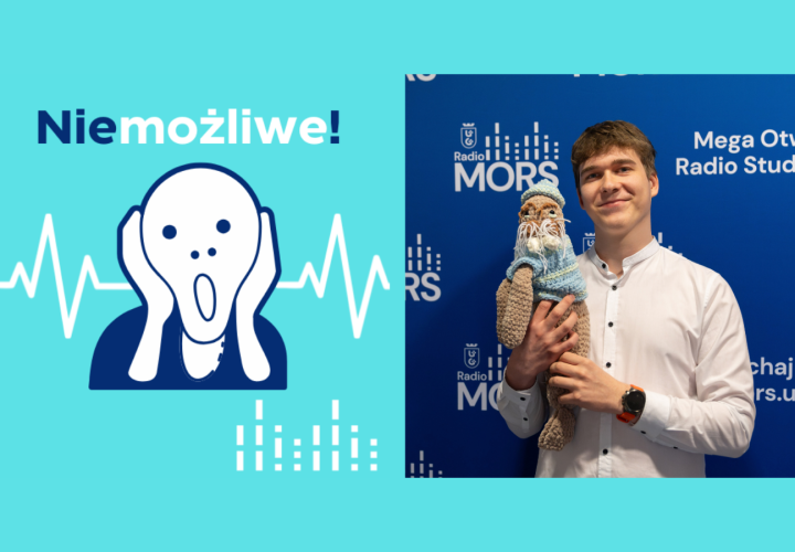 Logo audycji Niemożliwe i Kamil Zieliński