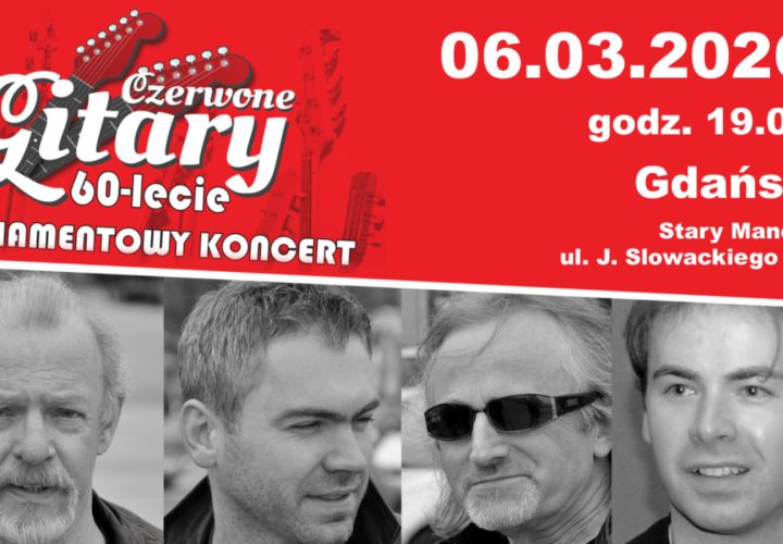 Czerwone Gitary koncert Gdańsk baner